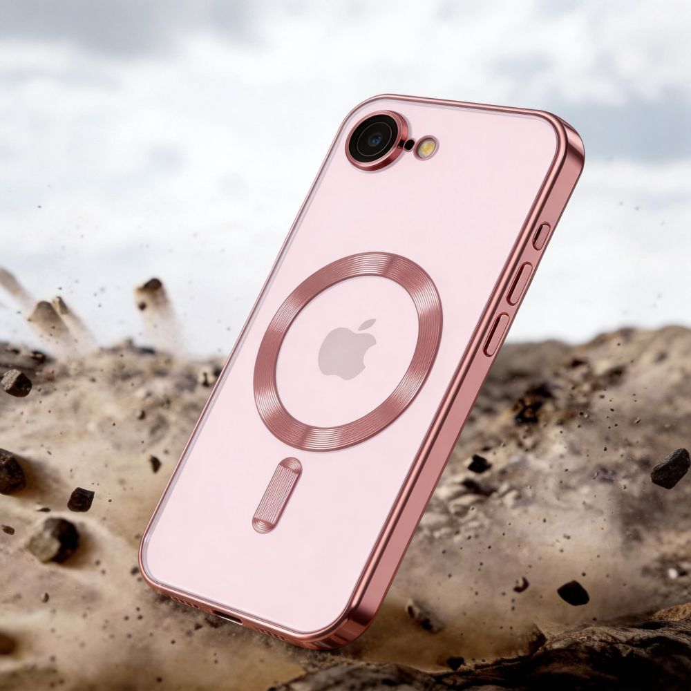Tech-Protect MagFlex MagSafe-etui for iPhone 16e / 17e - Rosa