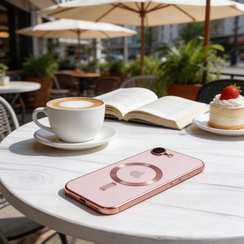 Tech-Protect MagFlex MagSafe-etui for iPhone 16e / 17e - Rosa