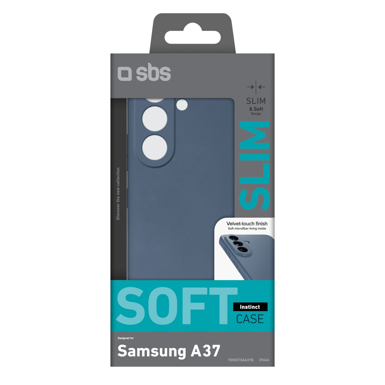 SBS Instinct-etui for Samsung Galaxy A37 - Blå