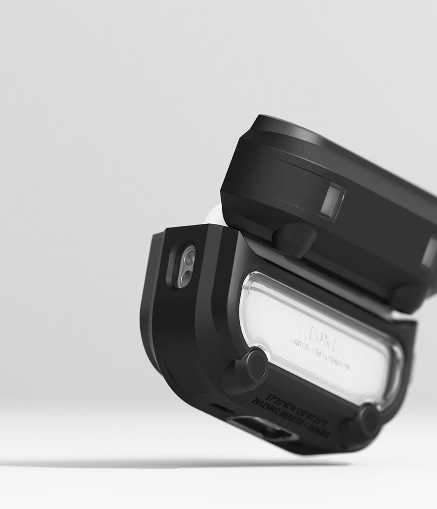 Ringke UX magnetisk etui for AirPods Pro 3 - svart og gjennomsiktig
