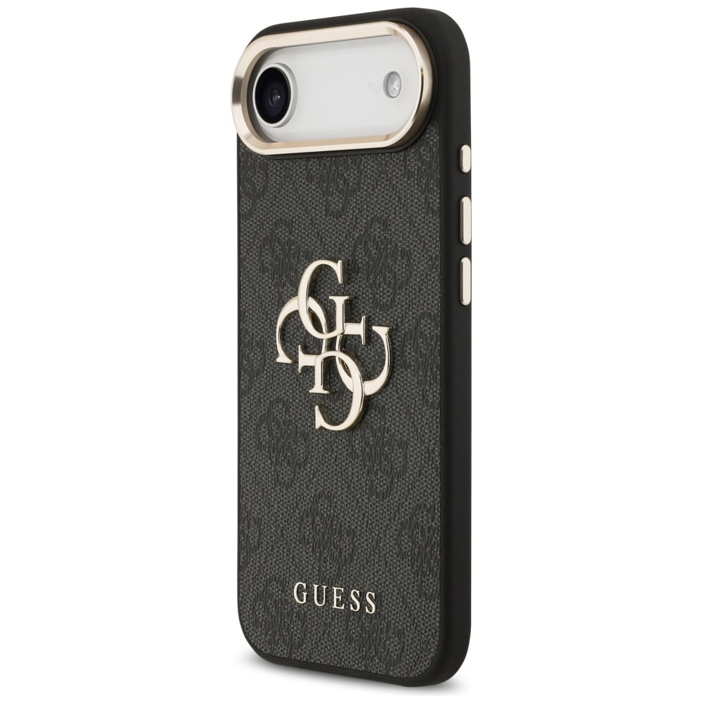 Guess 4G Big 4G Classic Logoetui for iPhone Air - svart og gull