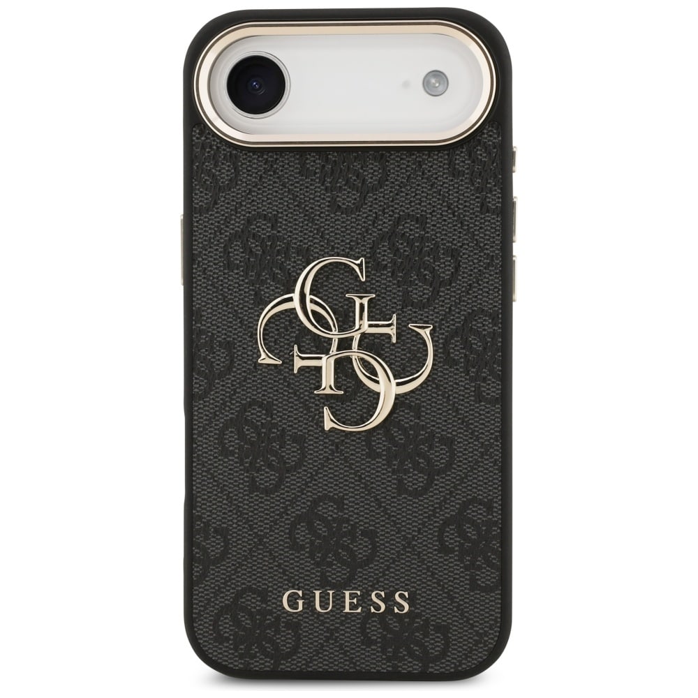Guess 4G Big 4G Classic Logoetui for iPhone Air - svart og gull