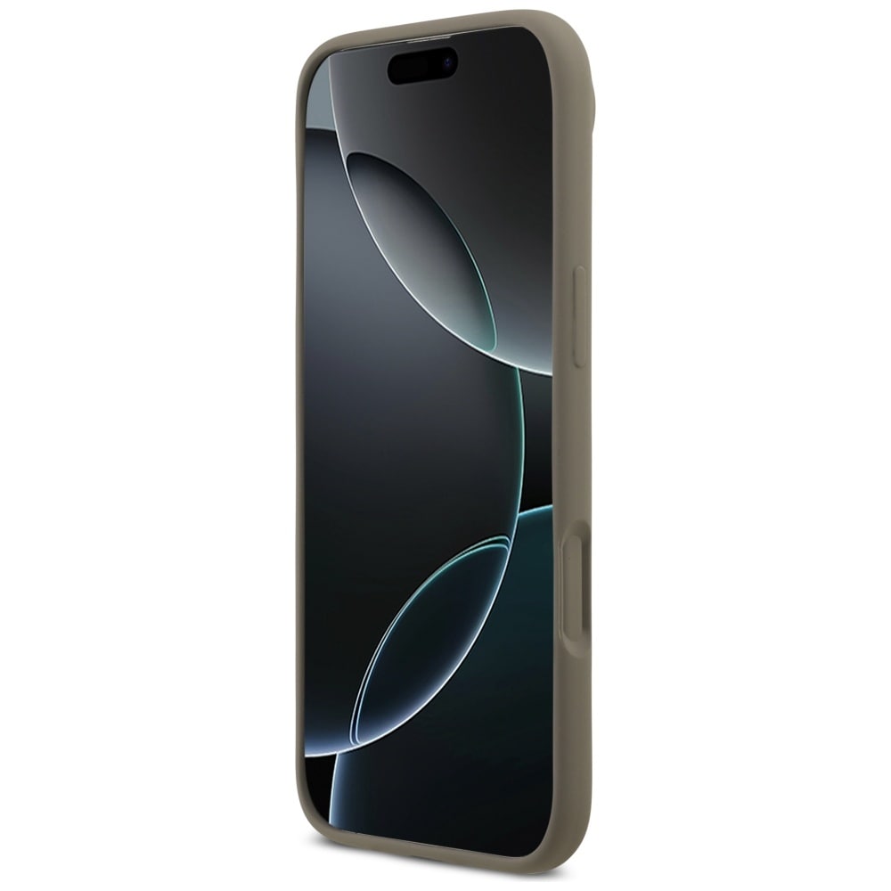 Guess Silikon Big 4G Script-etui for iPhone Air - Brun