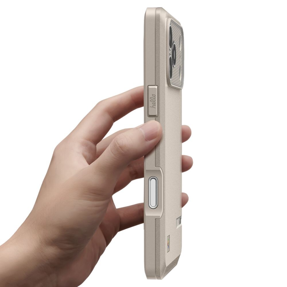 Spigen Classic LS MagSafe-etui for iPhone 17 Pro - Beige