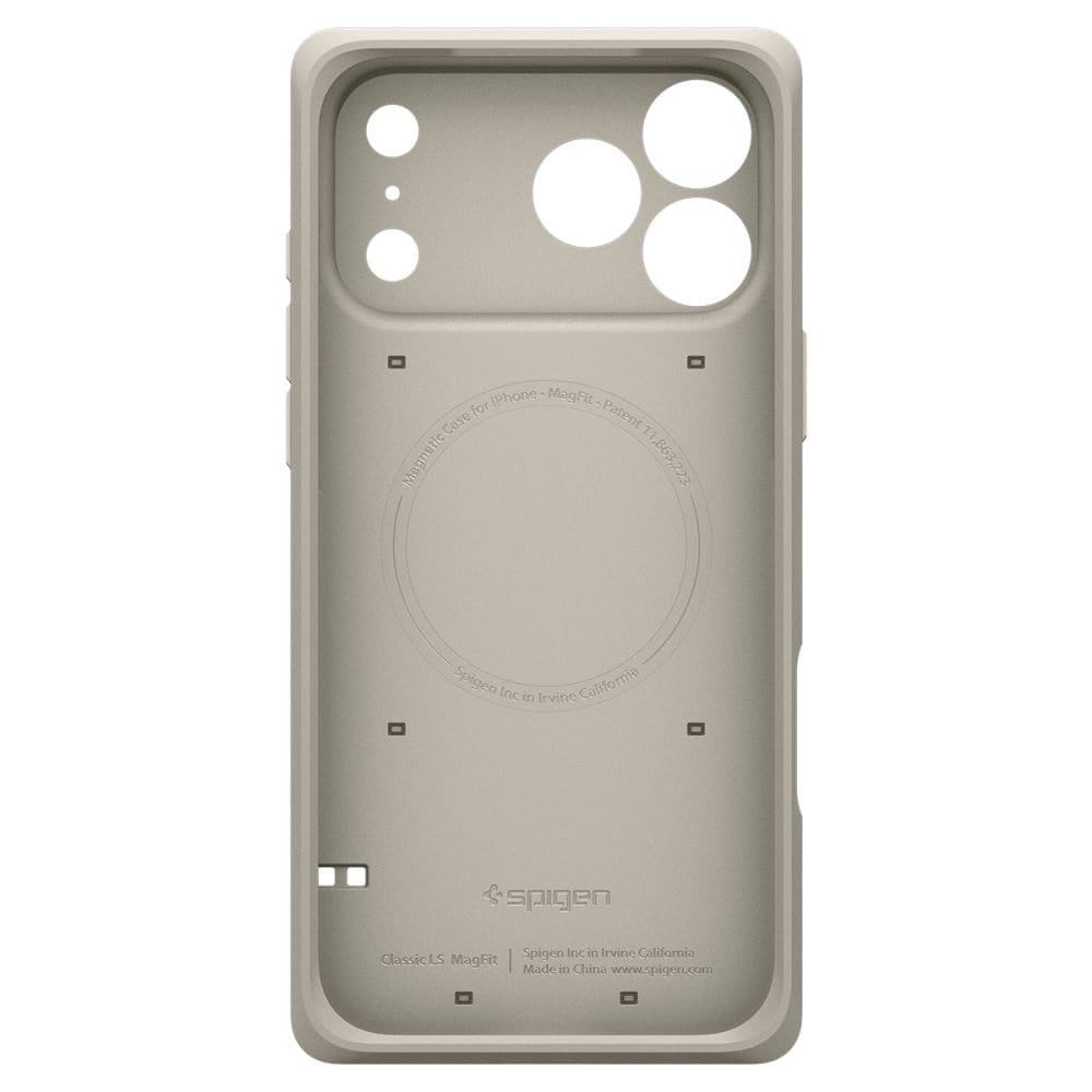 Spigen Classic LS MagSafe-etui for iPhone 17 Pro - Beige