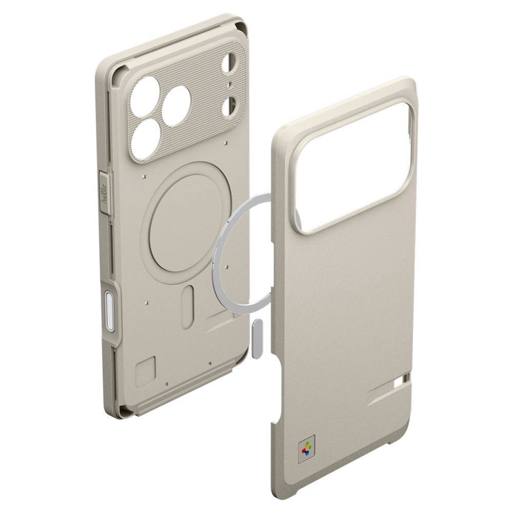 Spigen Classic LS MagSafe-etui for iPhone 17 Pro - Beige