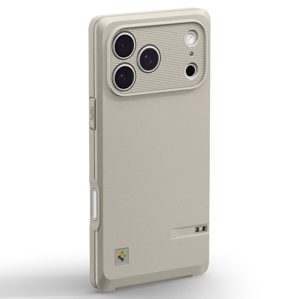 Spigen Classic LS MagSafe-etui for iPhone 17 Pro - Beige