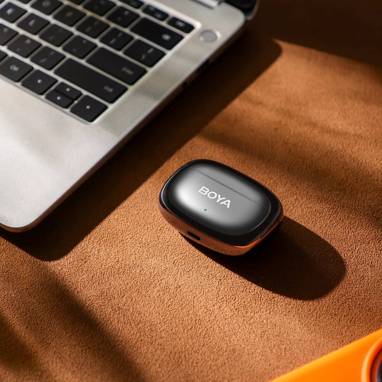 BOYA mini 2-02 trådløse mikrofoner 2,4 GHz USB-C - svart