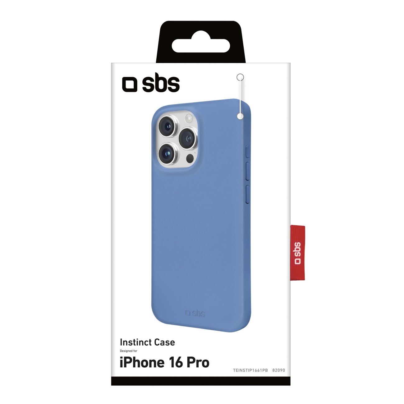 SBS Instinct-etui for iPhone 16 Pro - Blå