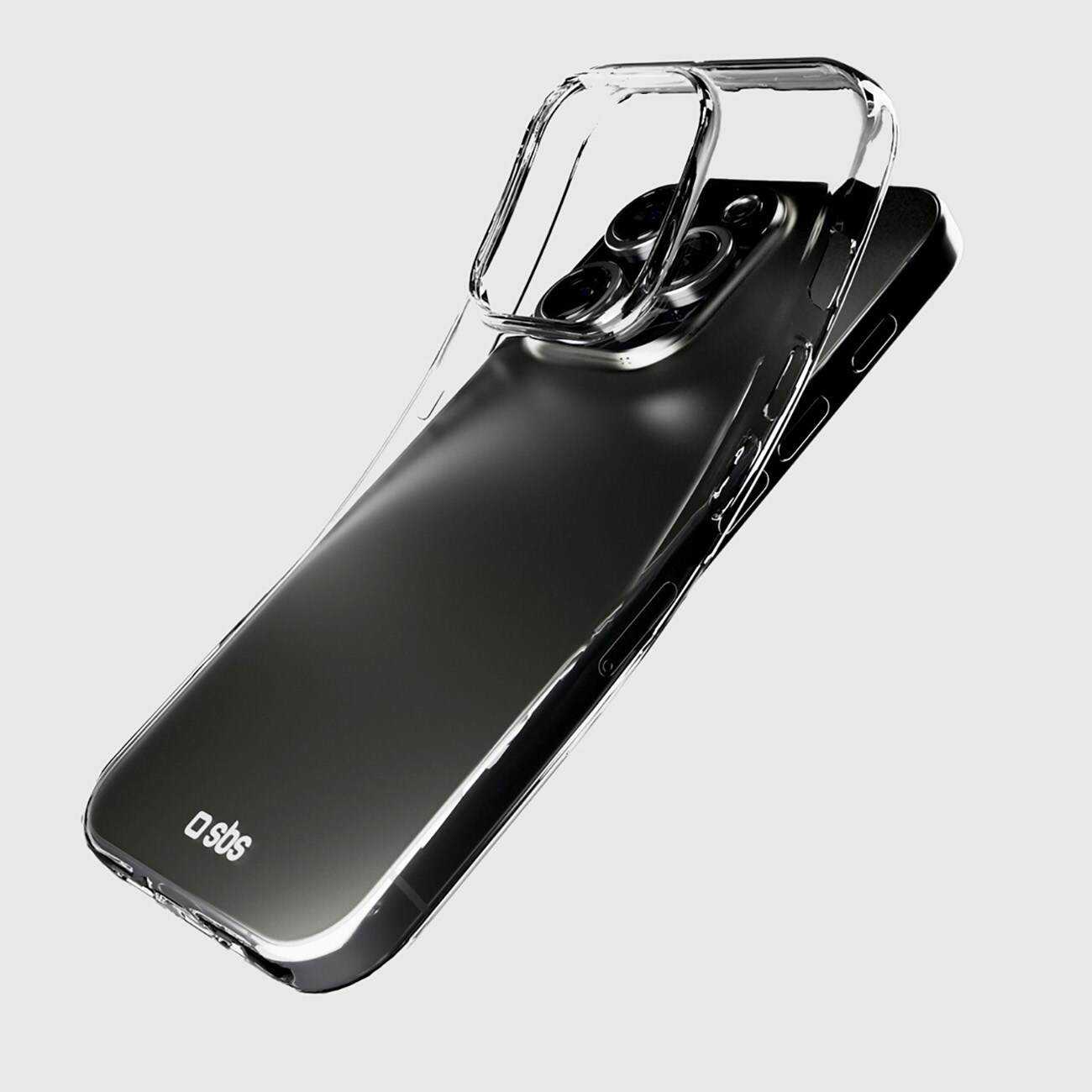 SBS Skinny deksel for iPhone 16 Pro Max - gjennomsiktig