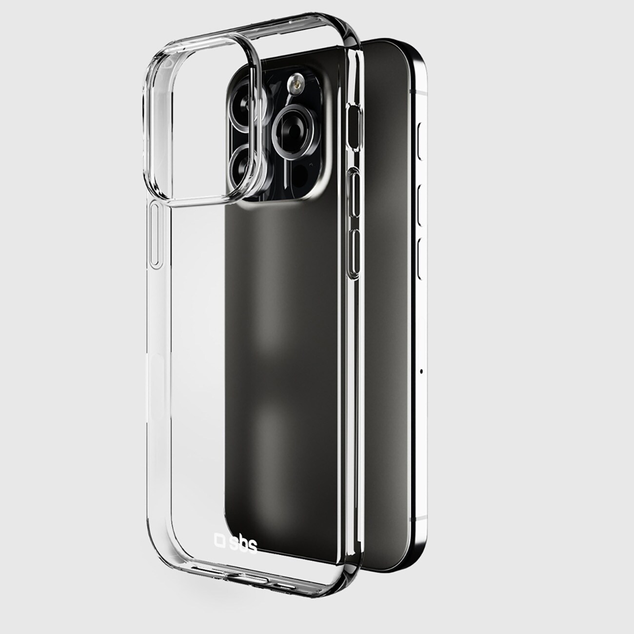 SBS Skinny deksel for iPhone 16 Pro Max - gjennomsiktig