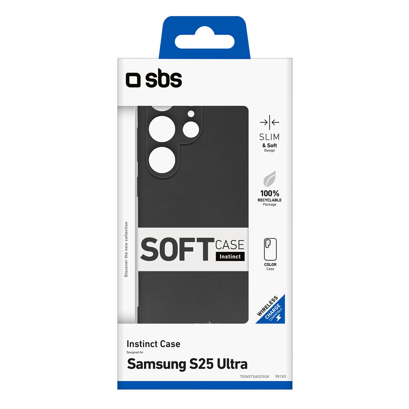 SBS Instinct-etui for Samsung Galaxy S25 Ultra - Svart