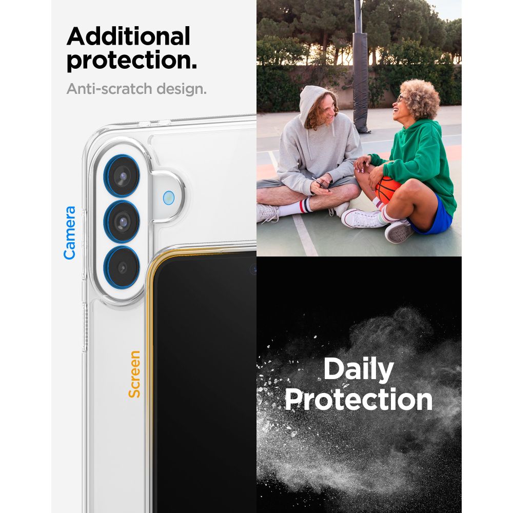 Spigen Ultra Hybrid-etui for Samsung Galaxy A37 5G - gjennomsiktig