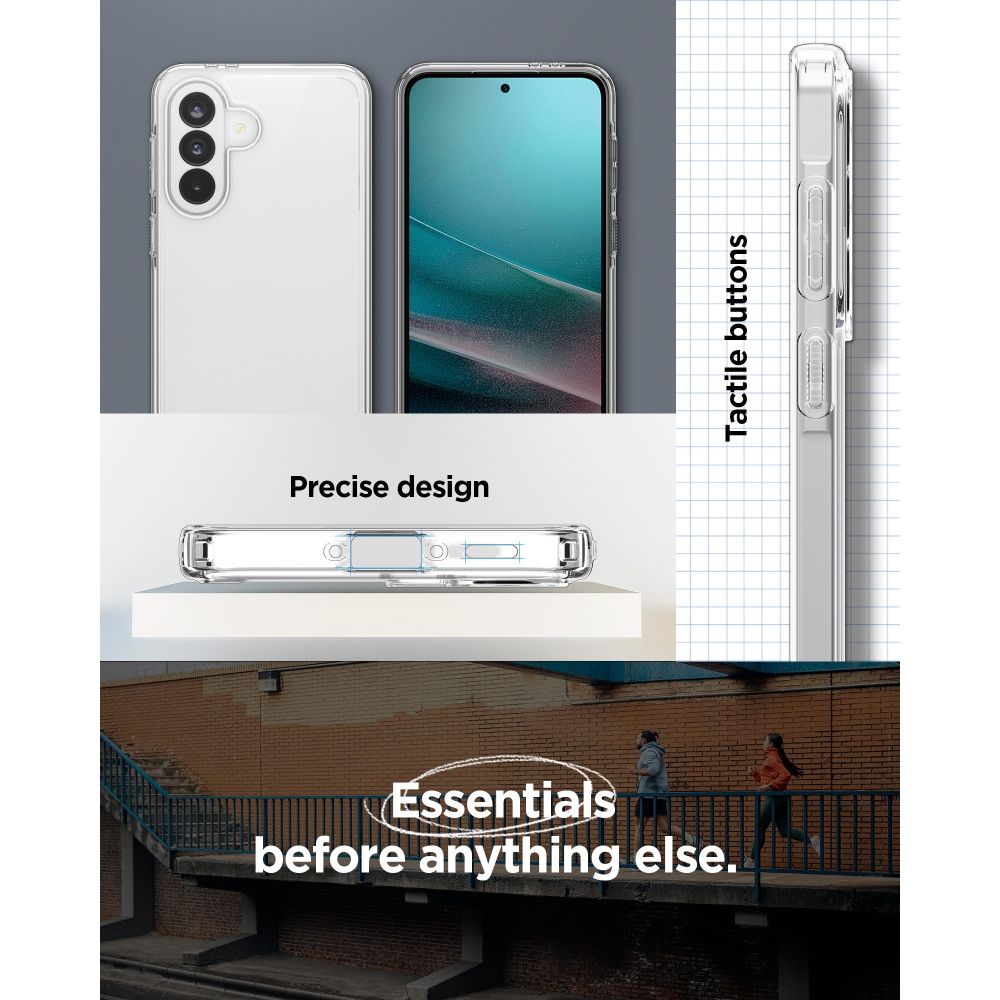 Spigen Ultra Hybrid-etui for Samsung Galaxy A37 5G - gjennomsiktig