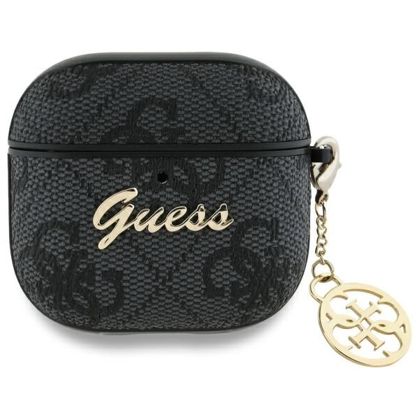 Guess GUA4G4GSMK AirPods 4-deksel black/black 4G Charm Collection