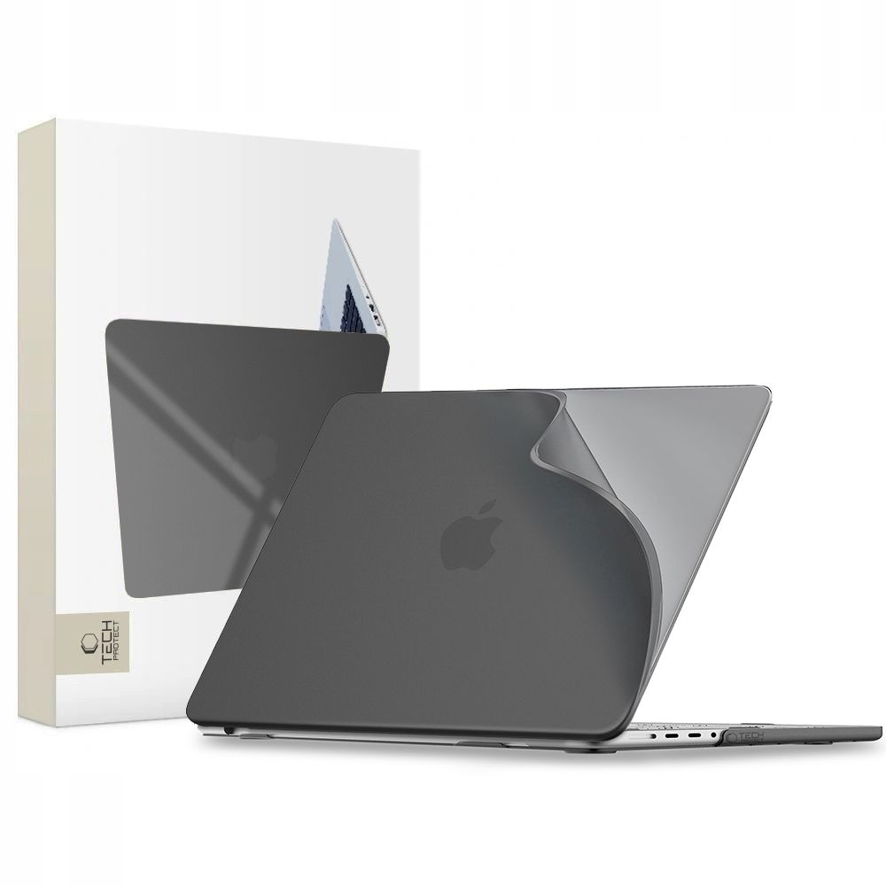 Tech-Protect Softshell-etui til MacBook Pro 14" 2021 / 2023 / 2024 / 2025 / 2026 - matt svart