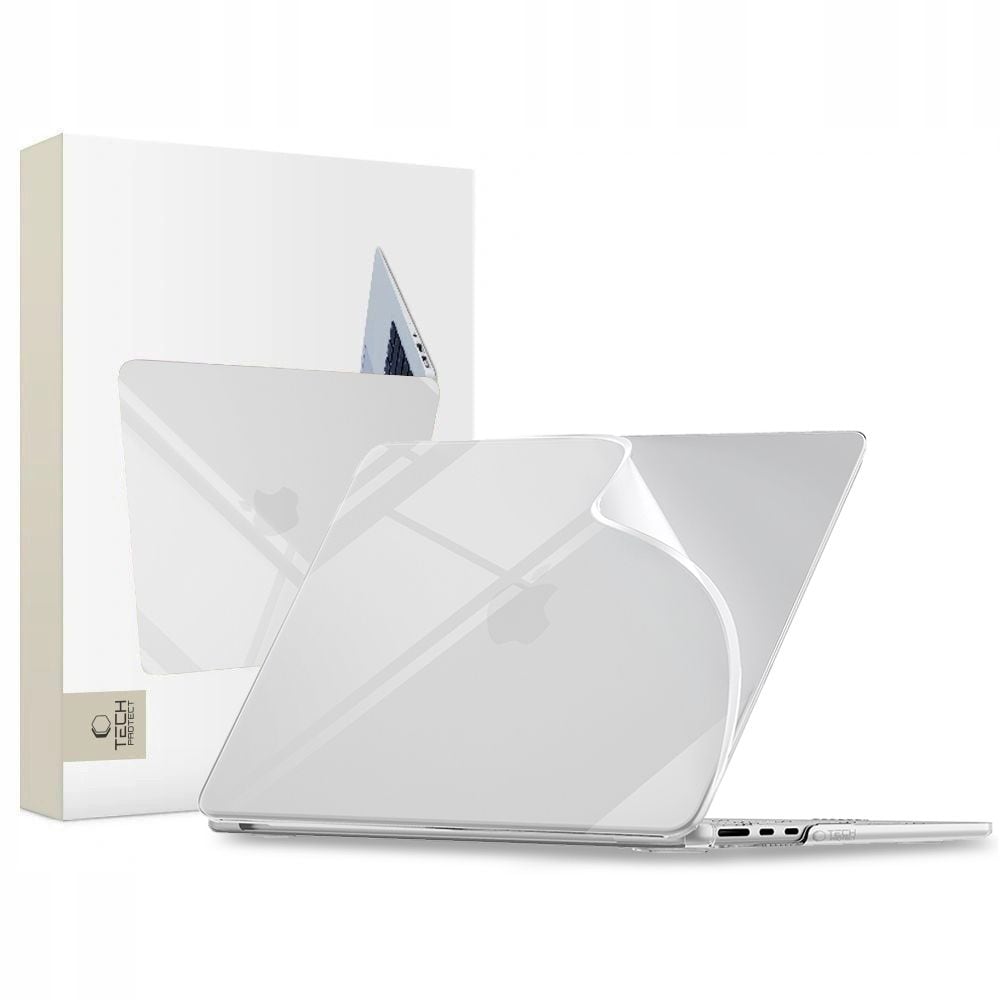 Tech-Protect Softshell-etui for MacBook Air 15" 2023 / 2024 / 2025 / 2026 - Transparent