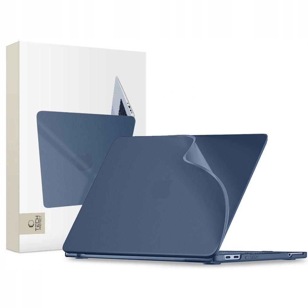 Tech-Protect Softshell-etui for MacBook Neo 13" 2026 - marineblå
