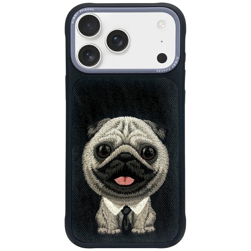 Nimmy Big Eyed Pet 2.0 Hundeveske for iPhone 17 Pro - Svart