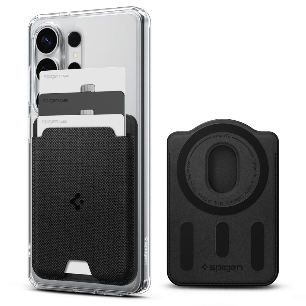Spigen Urban Fit MagSafe magnetisk telefonlommebok - svart