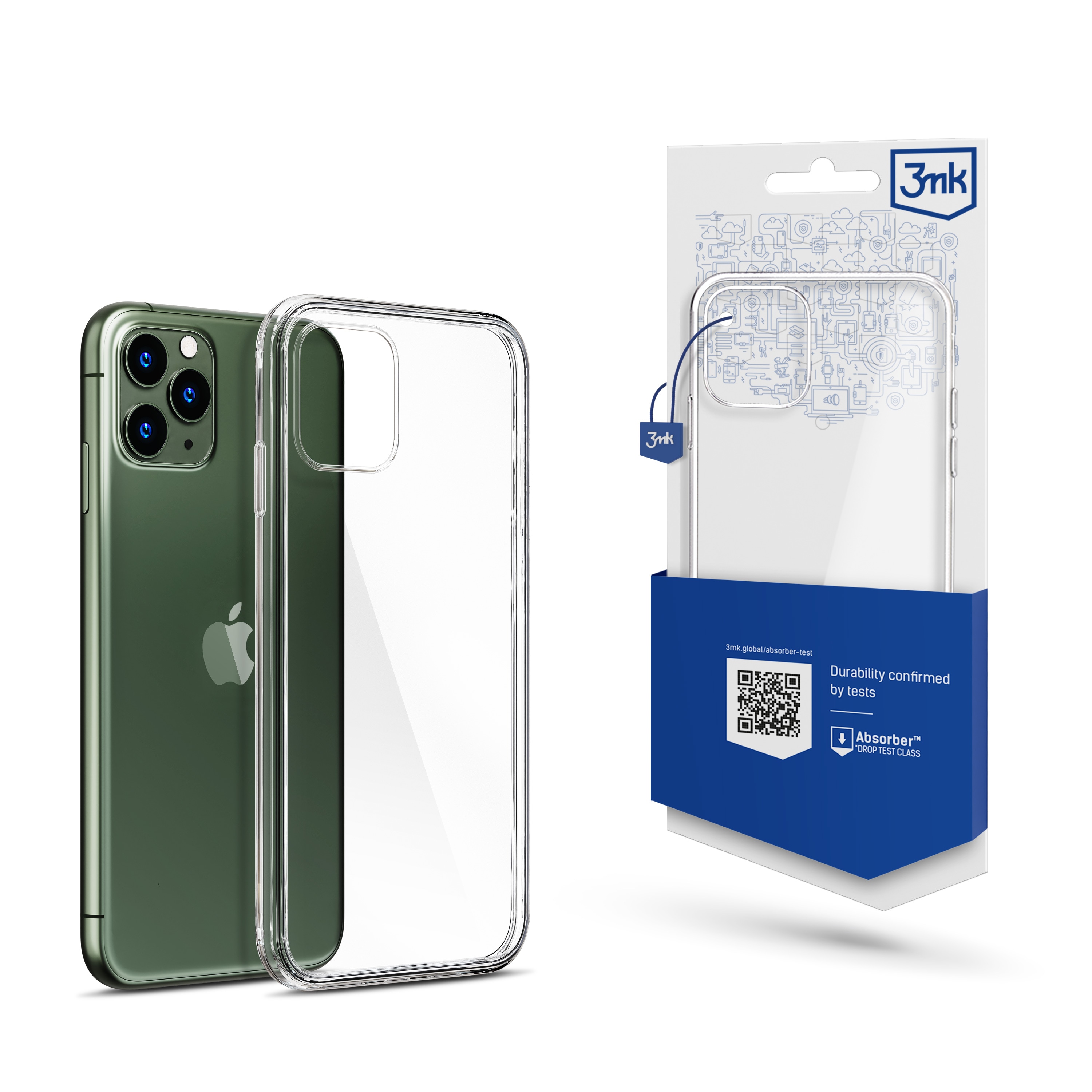 3mk gjennomsiktig deksel til iPhone 11 Pro – gjennomsiktig