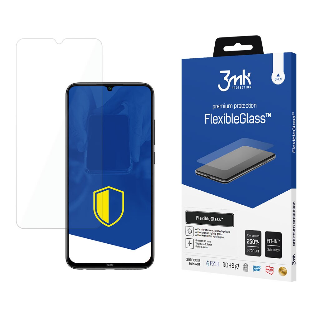 3mk FlexibleGlass™ hybridglass til Xiaomi Redmi Note 8 Pro