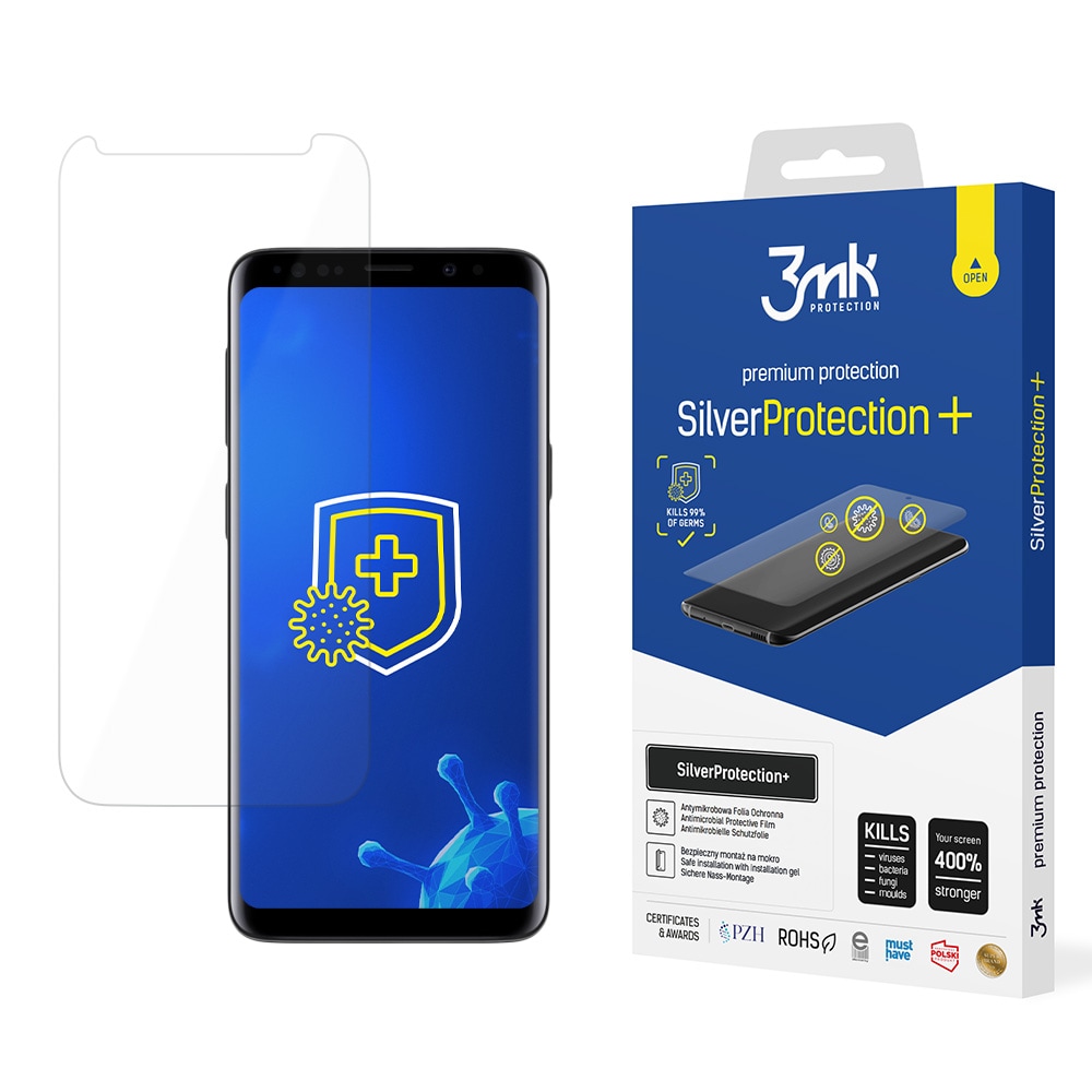 3mk SilverProtection+ beskyttelsesfilm til Samsung Galaxy S9