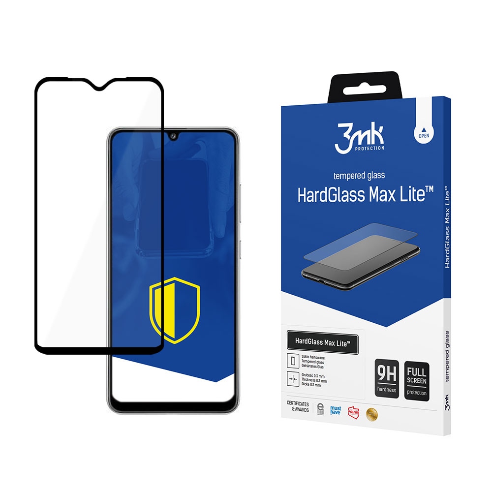 9H 3mk HardGlass Max Lite™-glass til Samsung Galaxy A32 4G