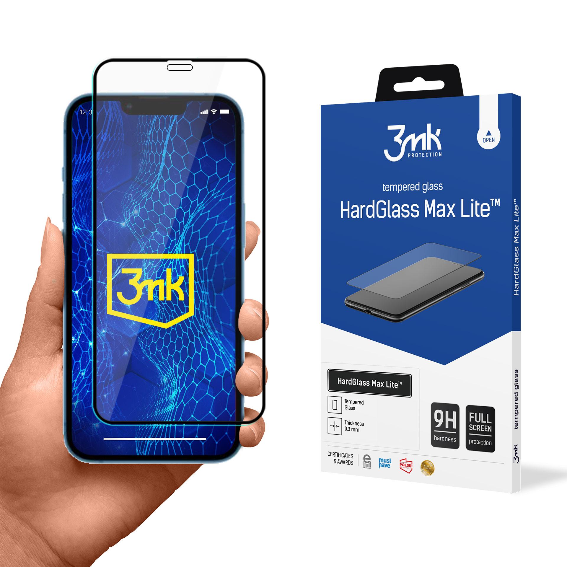 3mk HardGlass Max Lite™ herdet glass til iPhone 13 mini