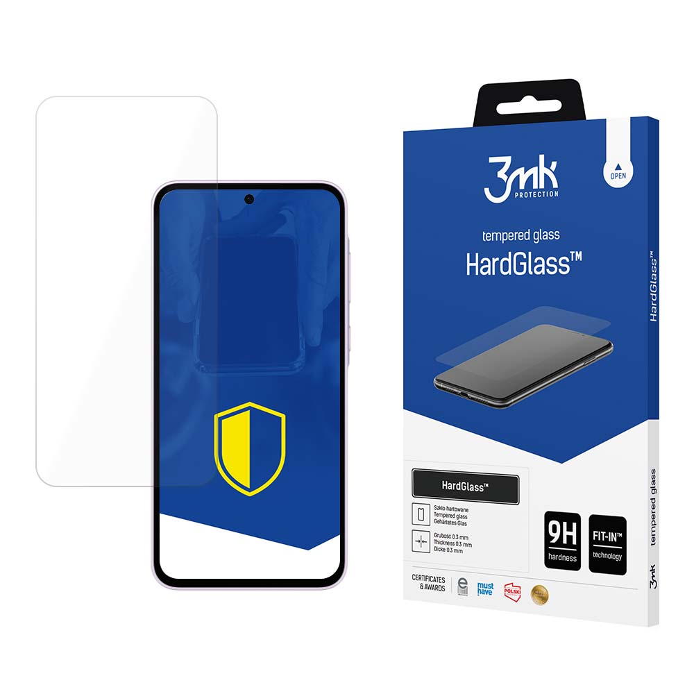 Herdet glass 9H 3mk HardGlass™ til Samsung Galaxy A35 / A55 5G