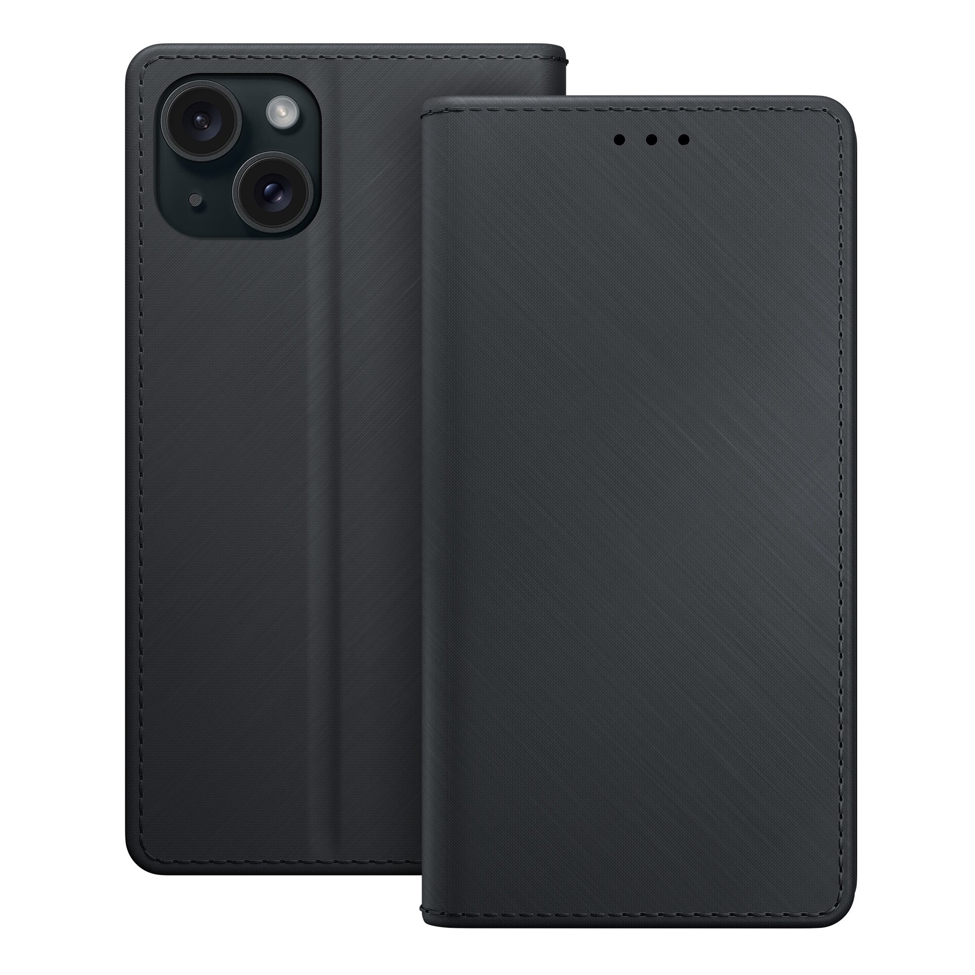 3mk lommeboketui til iPhone 15 – svart