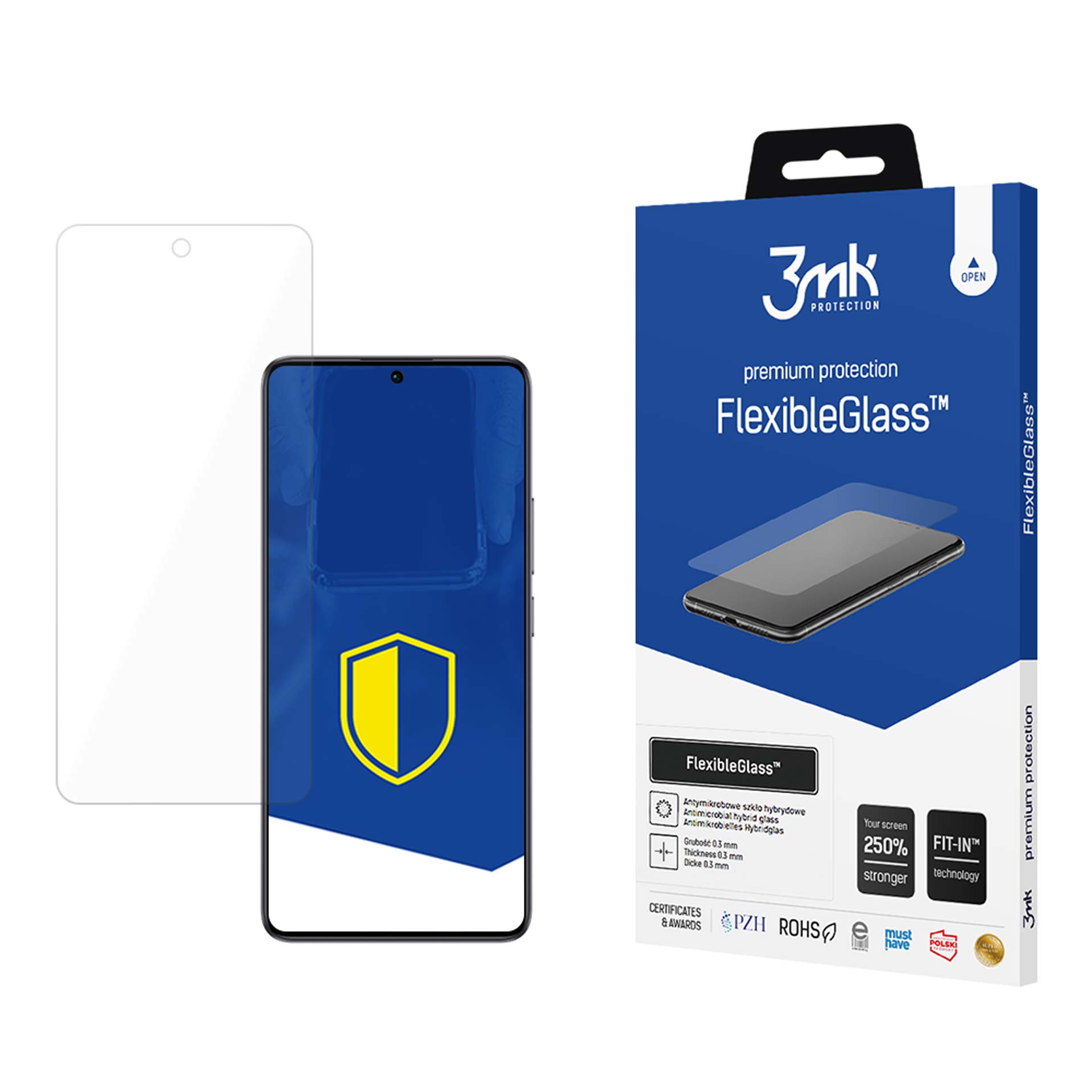 Hybridglass 3mk FlexibleGlass på Xiaomi Poco F6 Pro