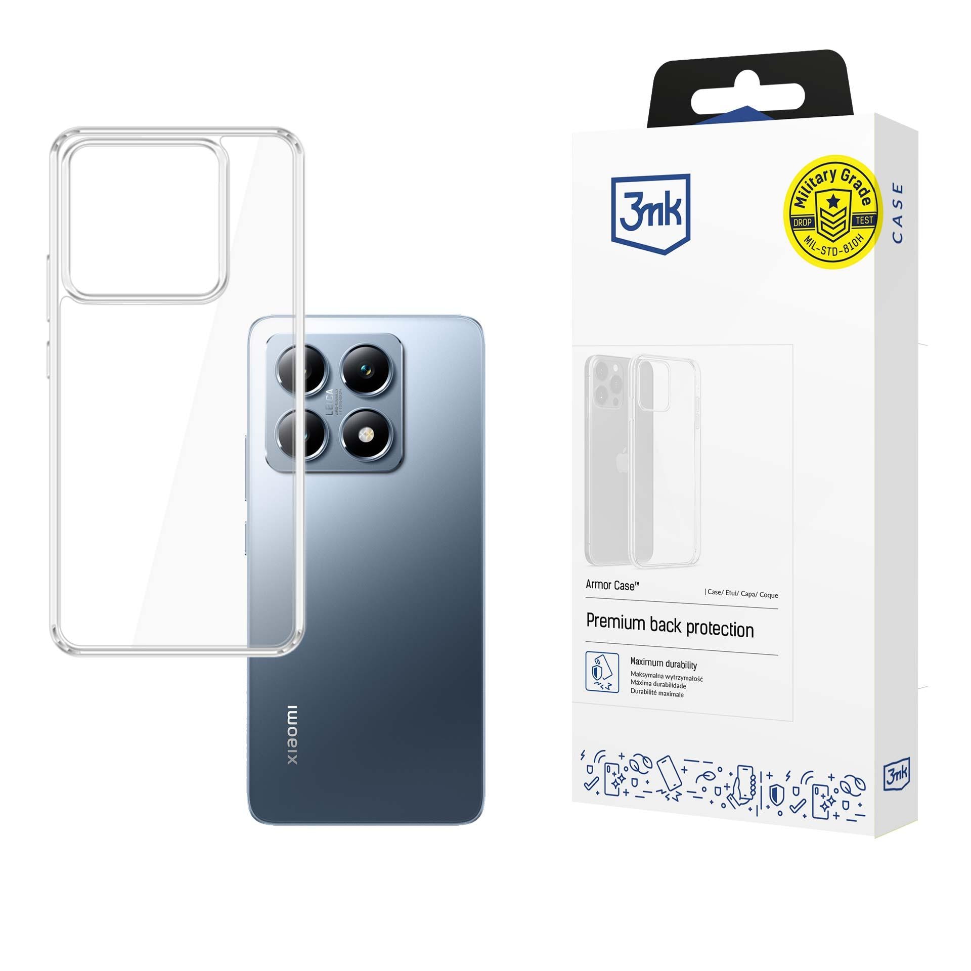 3mk Armor-etui til Xiaomi 14T – gjennomsiktig