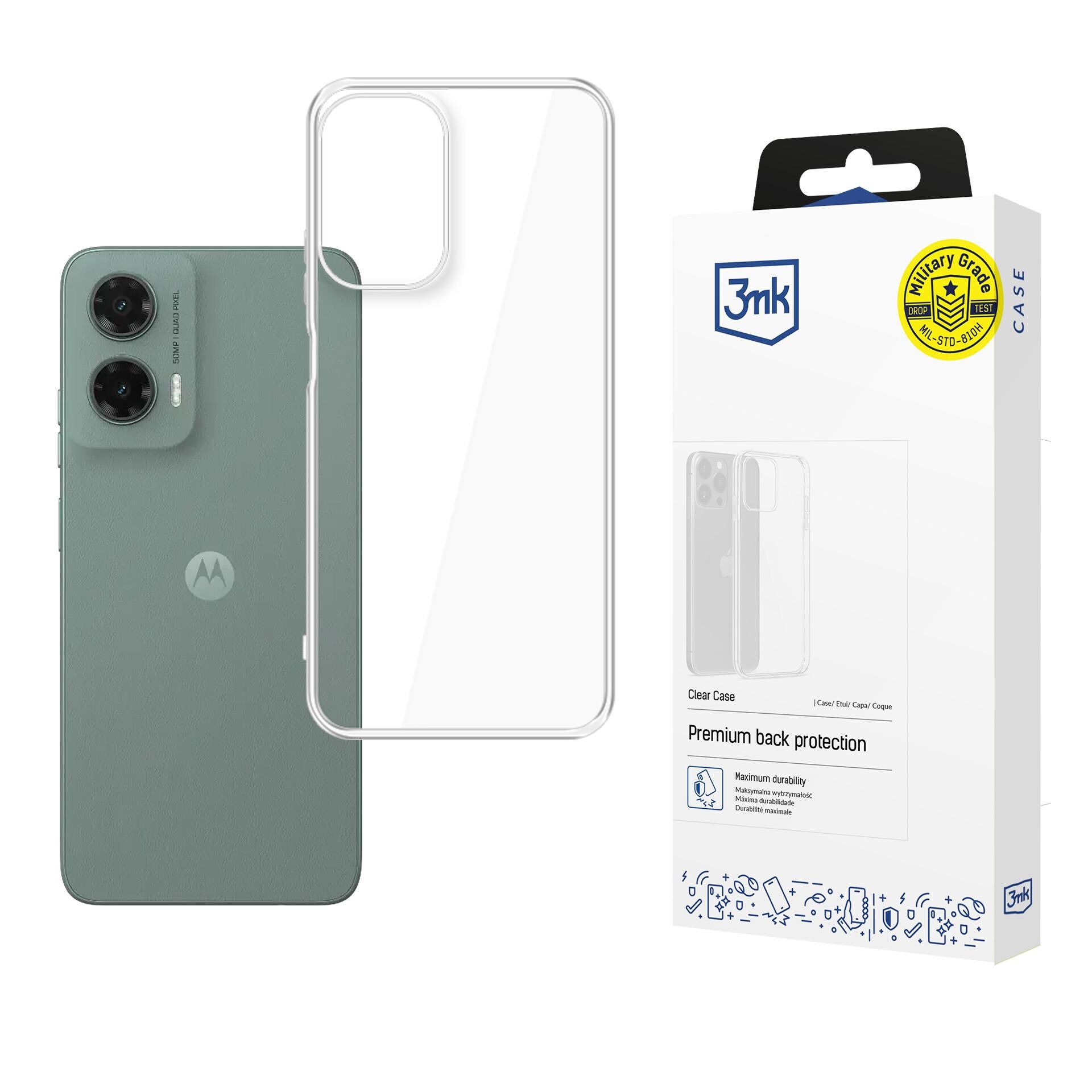 3mk gjennomsiktig deksel til Motorola Moto G35 5G – gjennomsiktig
