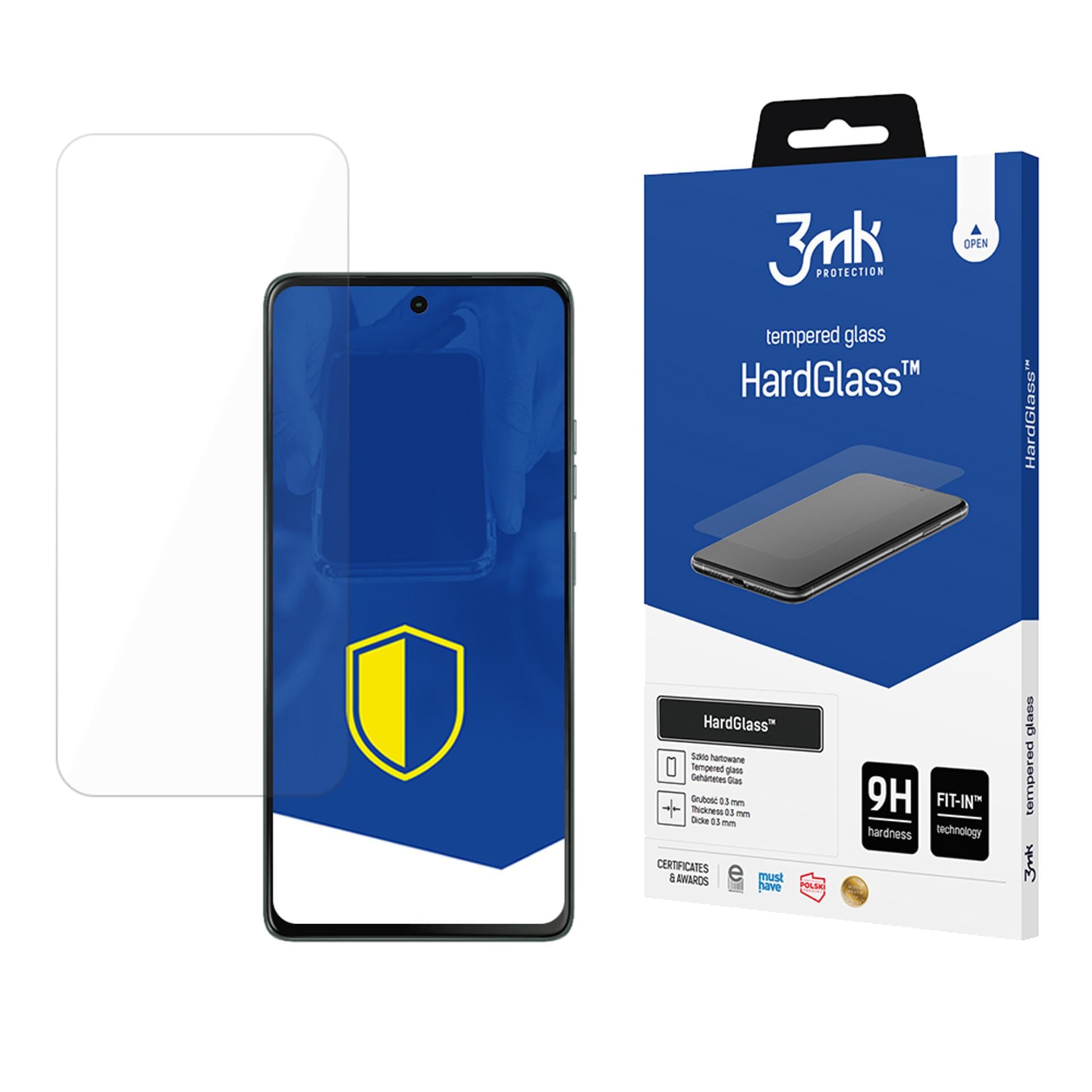 Herdet glass 3mk HardGlass til Motorola Moto G75