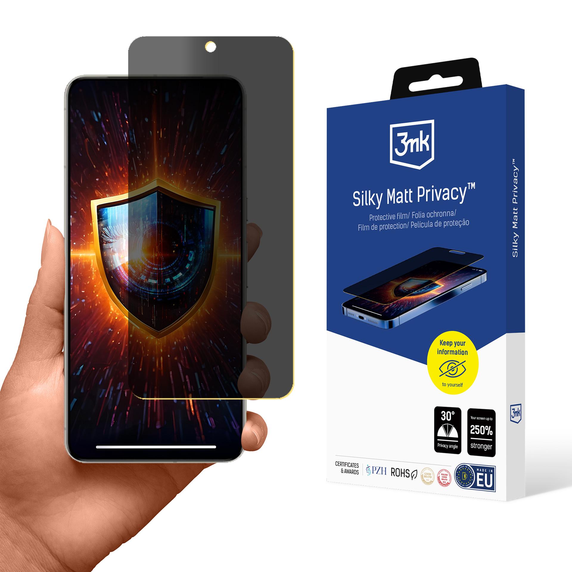 Sikkerhetsfilm 3mk Silky Matt Privacy til Google Pixel 8 Pro