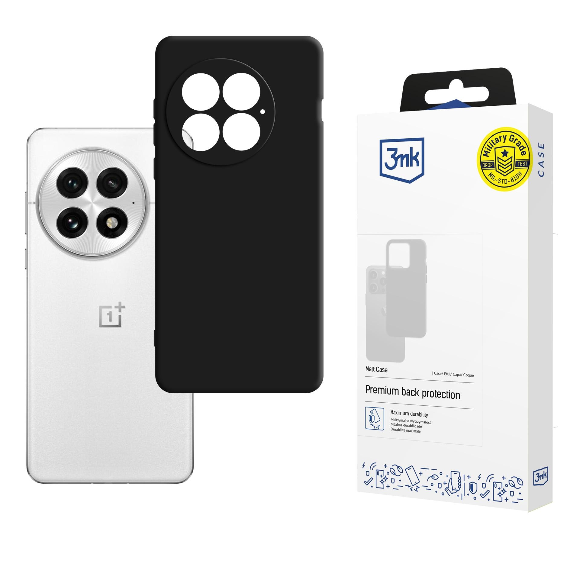3mk matt deksel til OnePlus 13 – svart