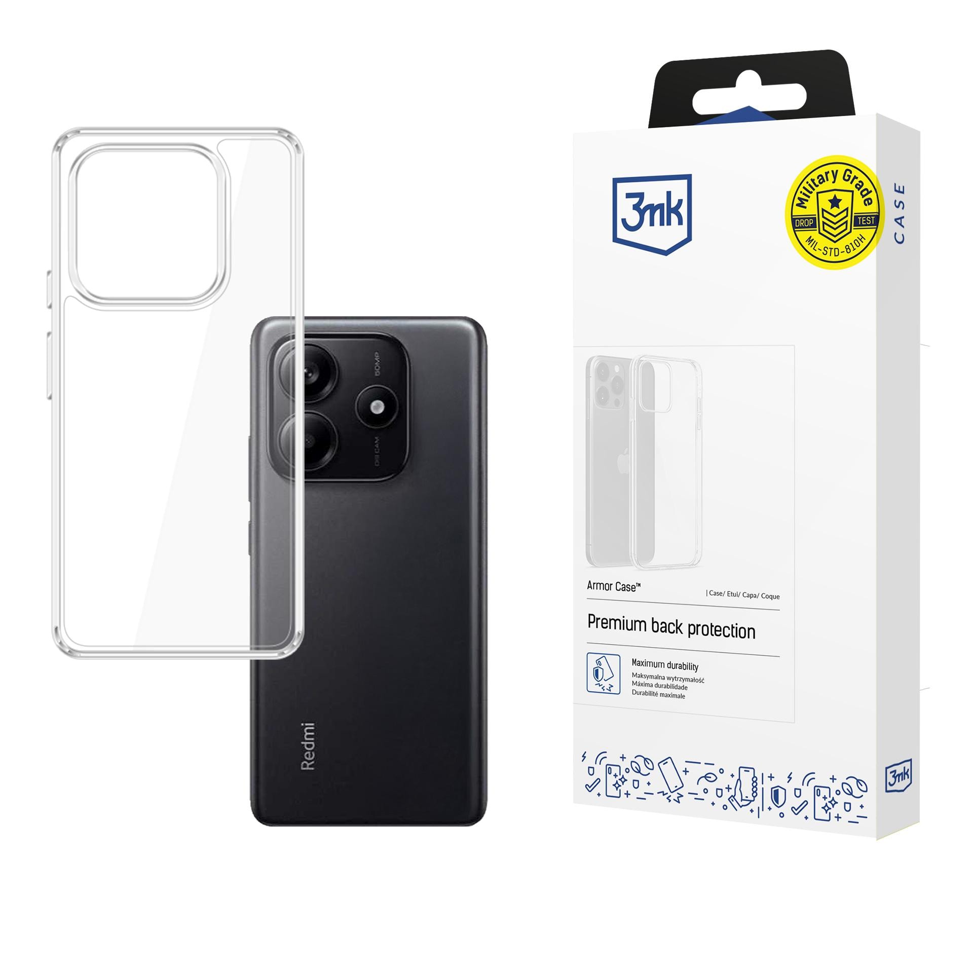 3mk-beskyttelsesetui til Xiaomi Redmi Note 14 5G