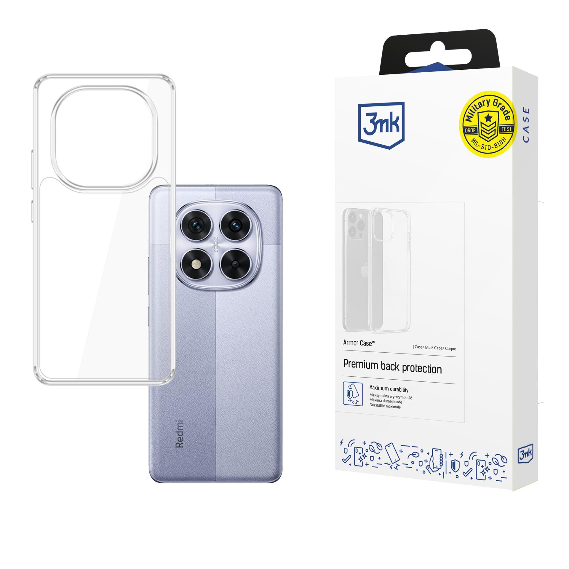 3mk Armor-etui til Xiaomi Redmi Note 14 Pro / 14 Pro+ 5G