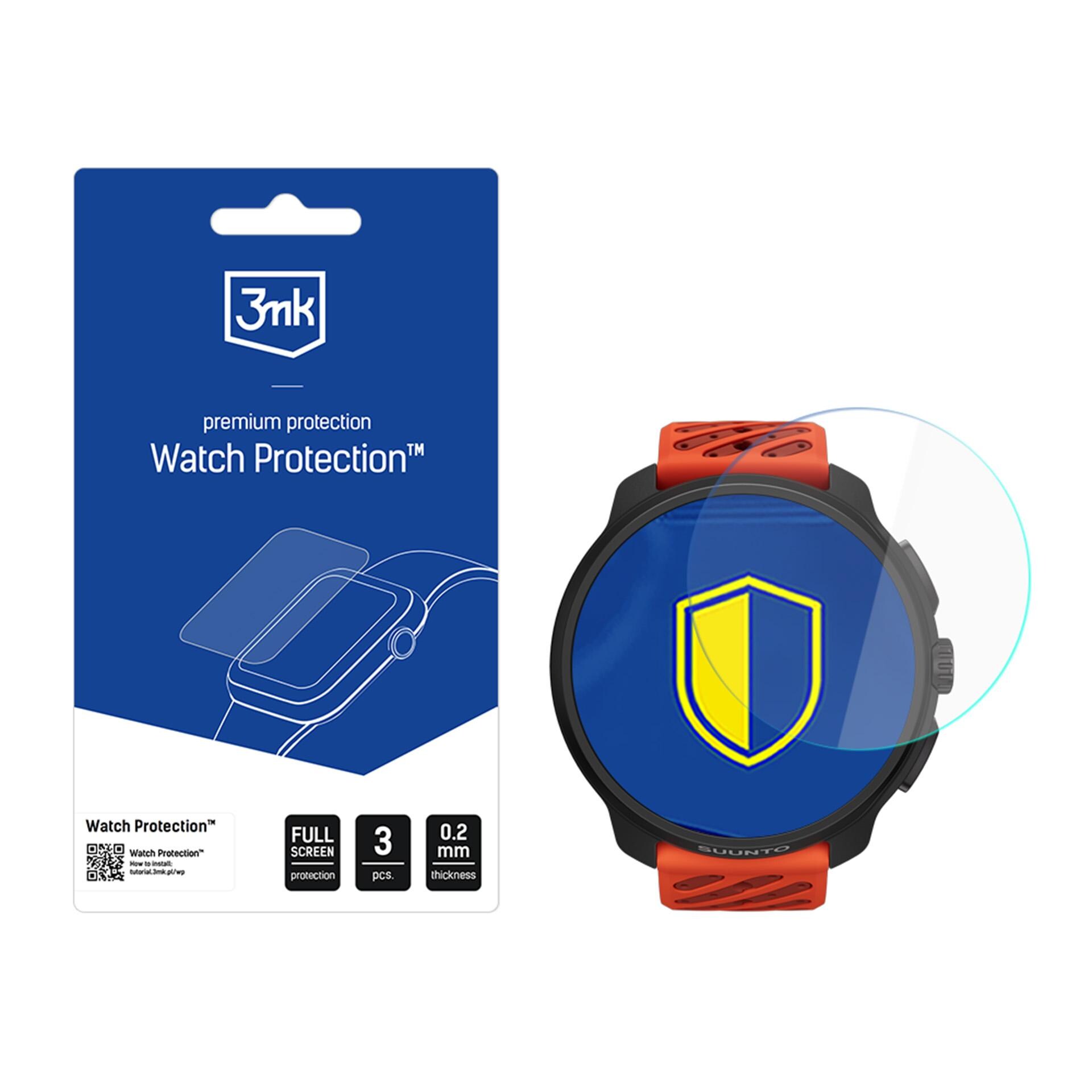 3mk Watch Protection FlexibleGlass hybridglass til skjermen på Suunto Race 2-smartklokken