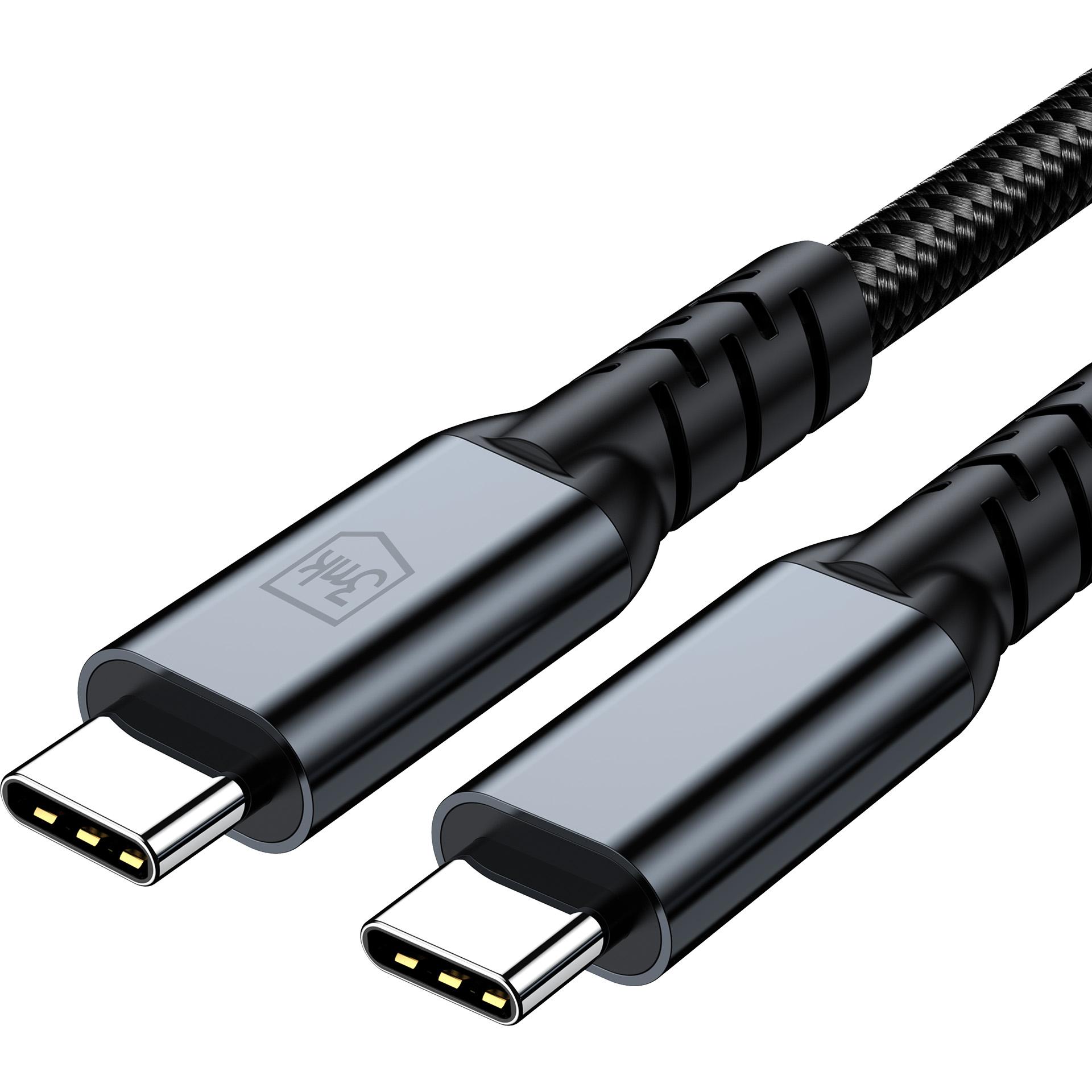 3mk Hyper Cable N-SERIES USB-C / USB-C Thunderbolt 4 2 m 48 V / 5 A 40 Gb/s 240 W 8K 60 Hz – svart