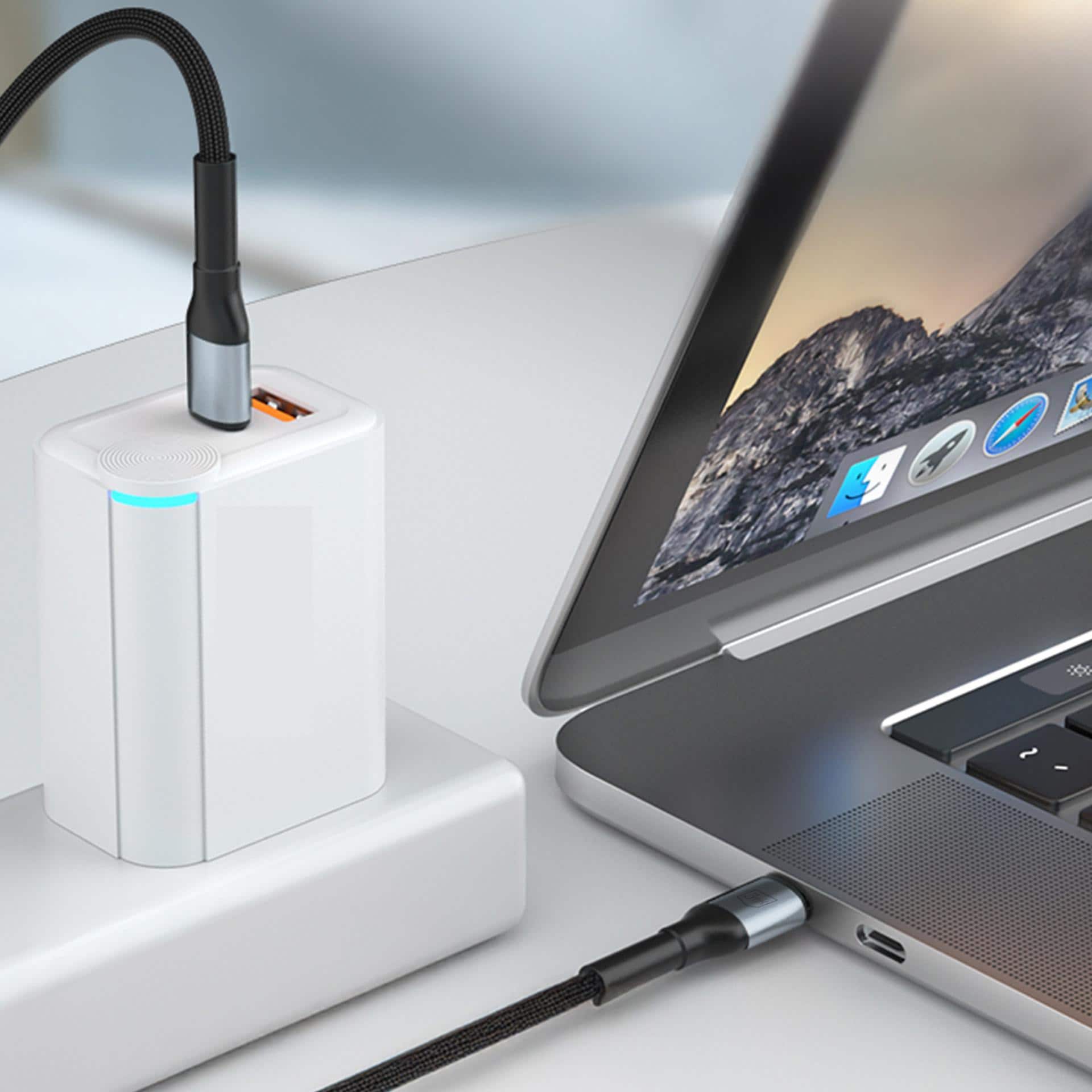 3mk Hyper Cable N-SERIES USB-C / USB-C 3 m PD 3.0 QC 3.0 20 V / 5 A 100 W – svart