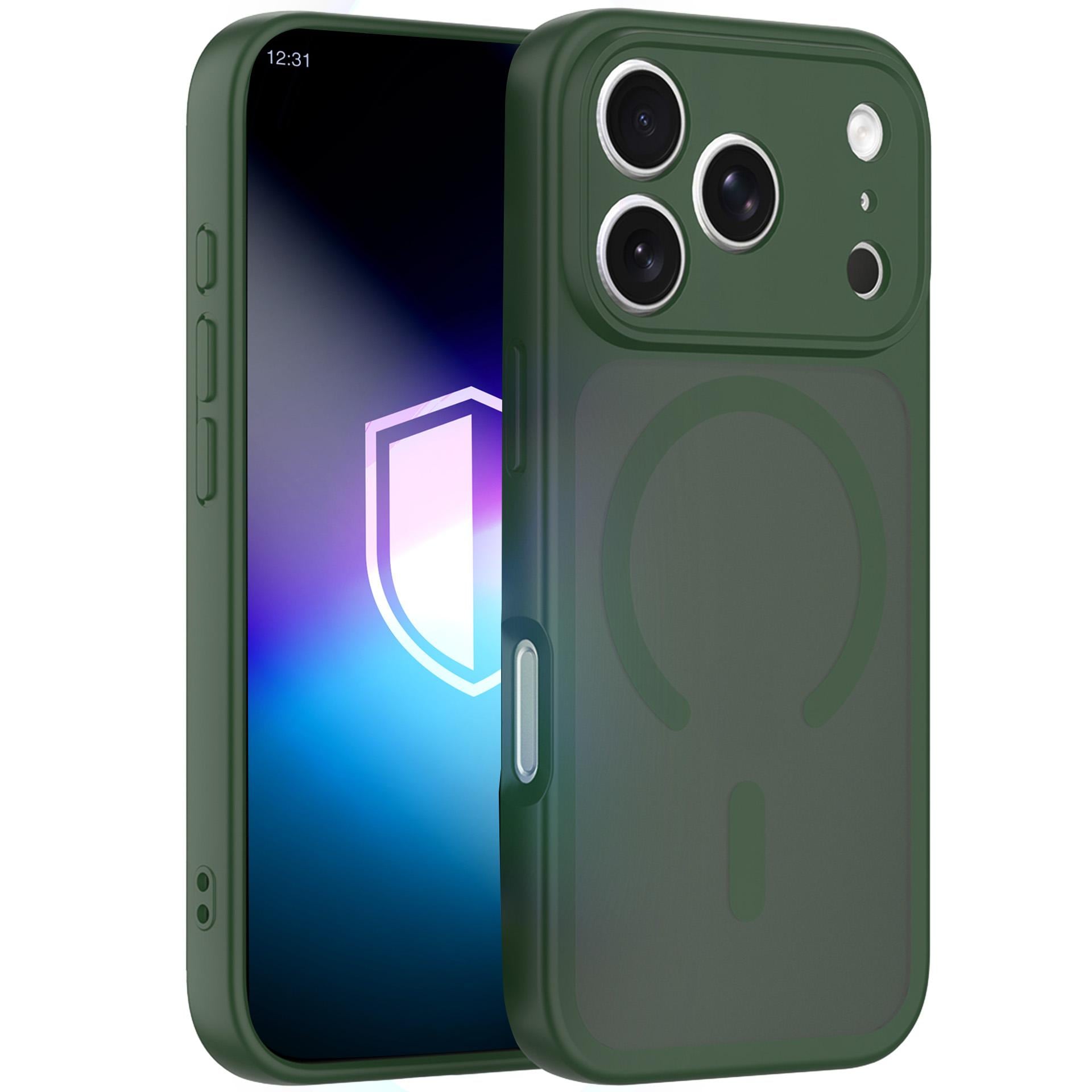 3mk Misty MagCase til iPhone 17 Pro Max – Grønn