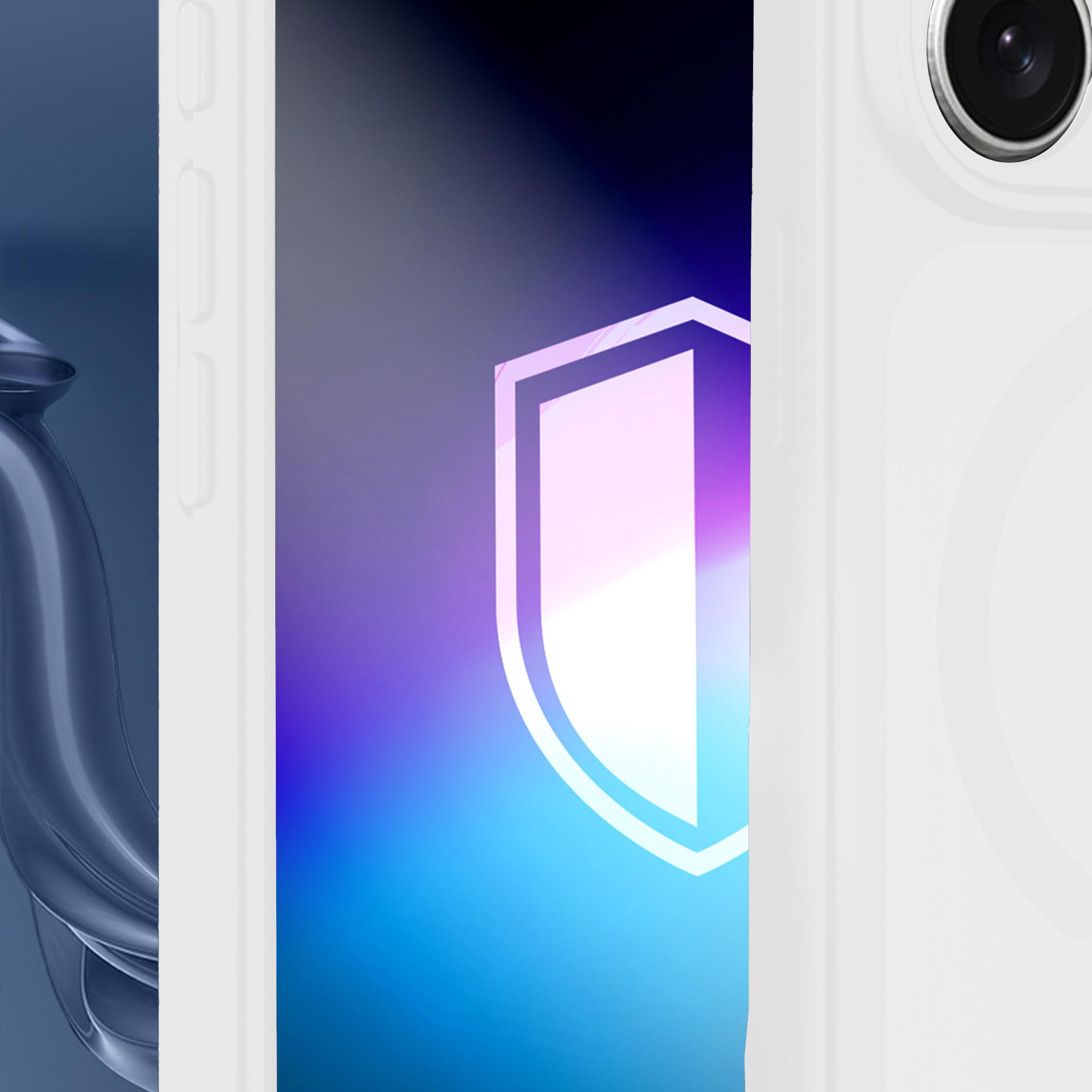 3mk Misty MagCase til iPhone 16 – hvit