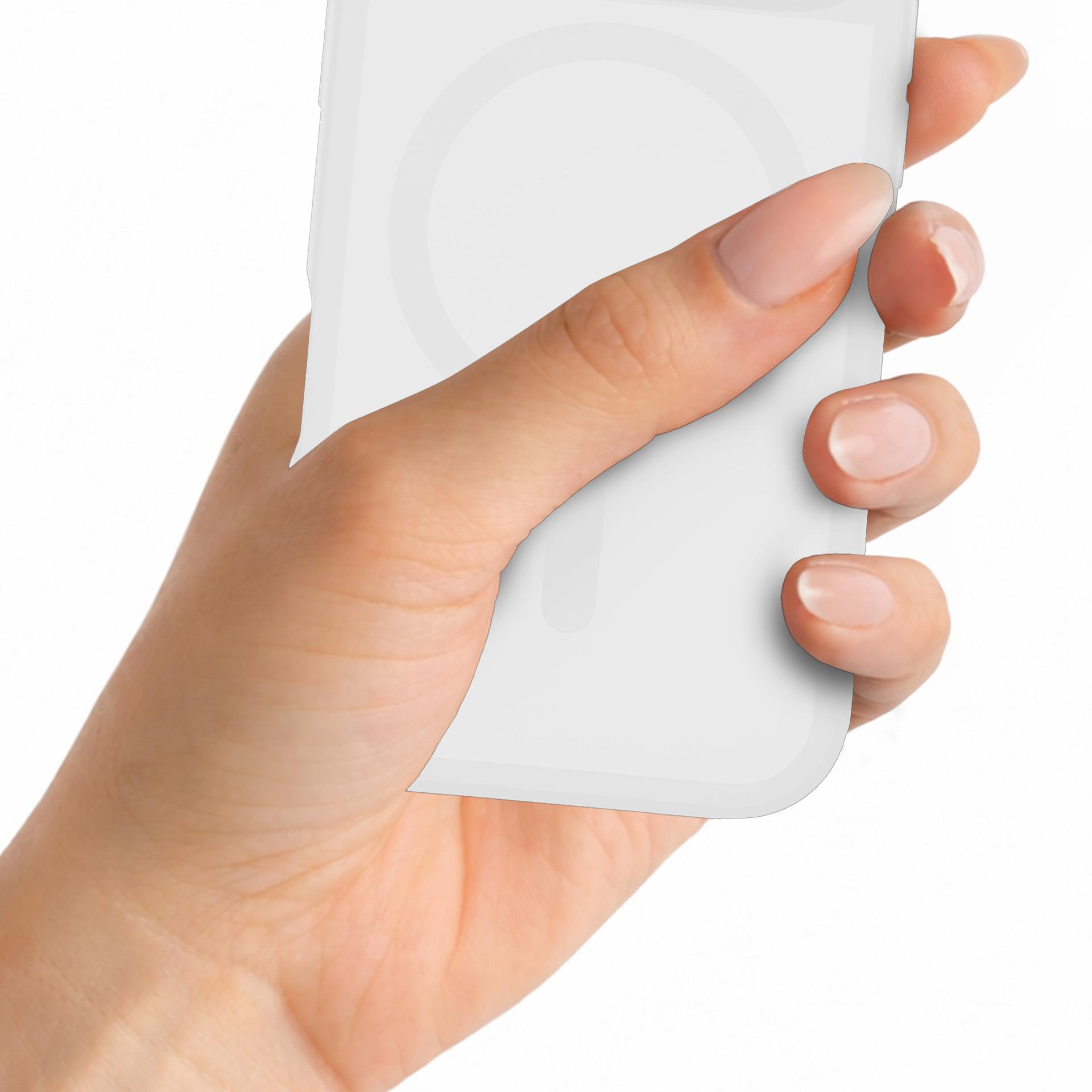 3mk Misty MagCase til iPhone 16 – hvit