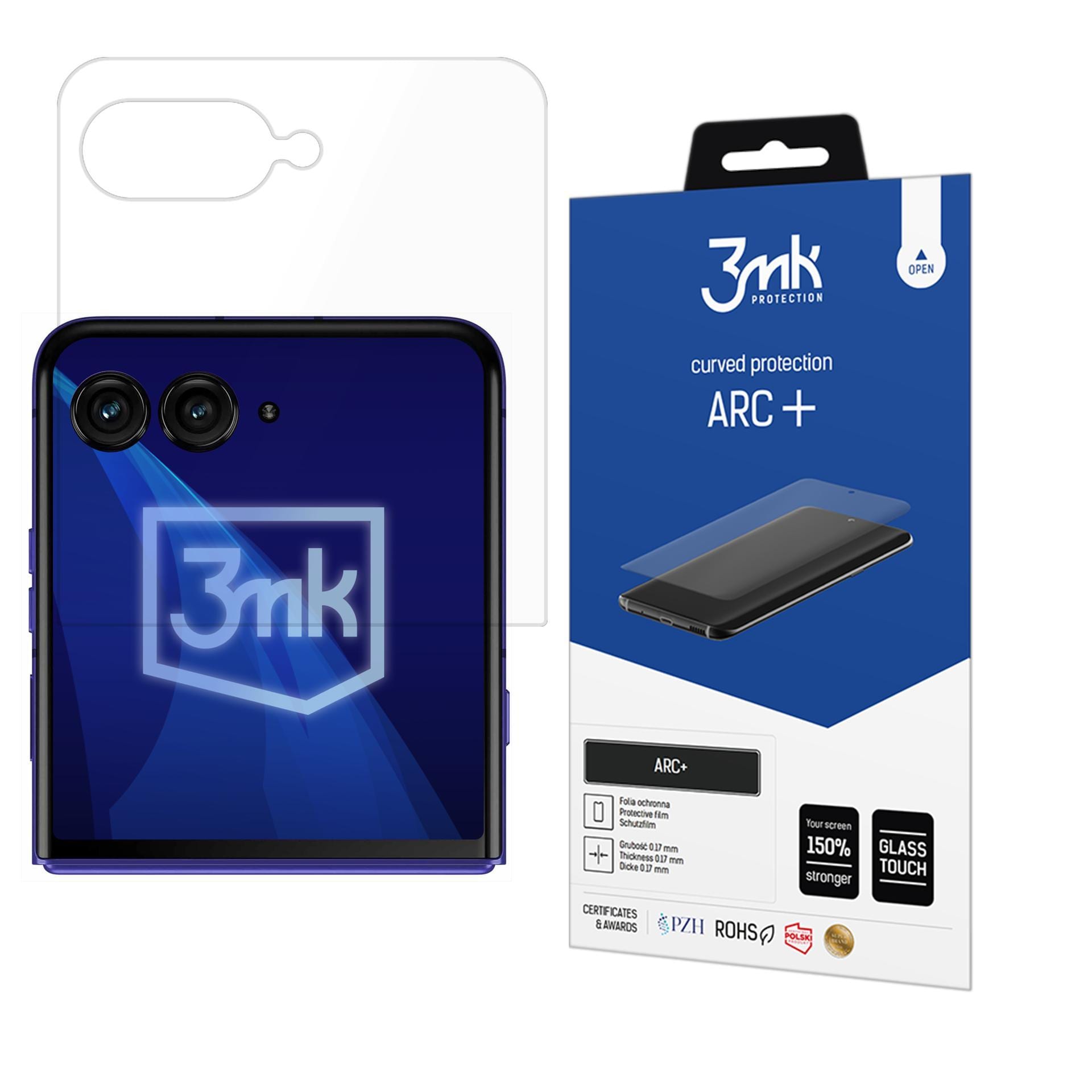 3mk ARC+ beskyttelsesfilm til Motorola Razr 70 Plus / Razr 70 Ultra