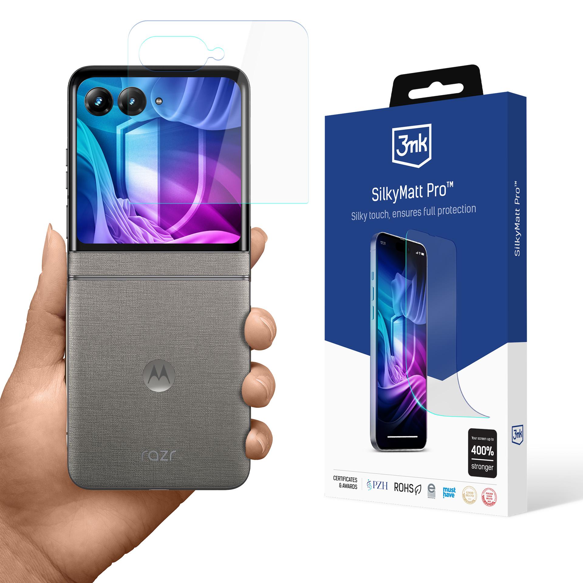 3mk SilkyMatt Pro™ matt film til Motorola Razr 70