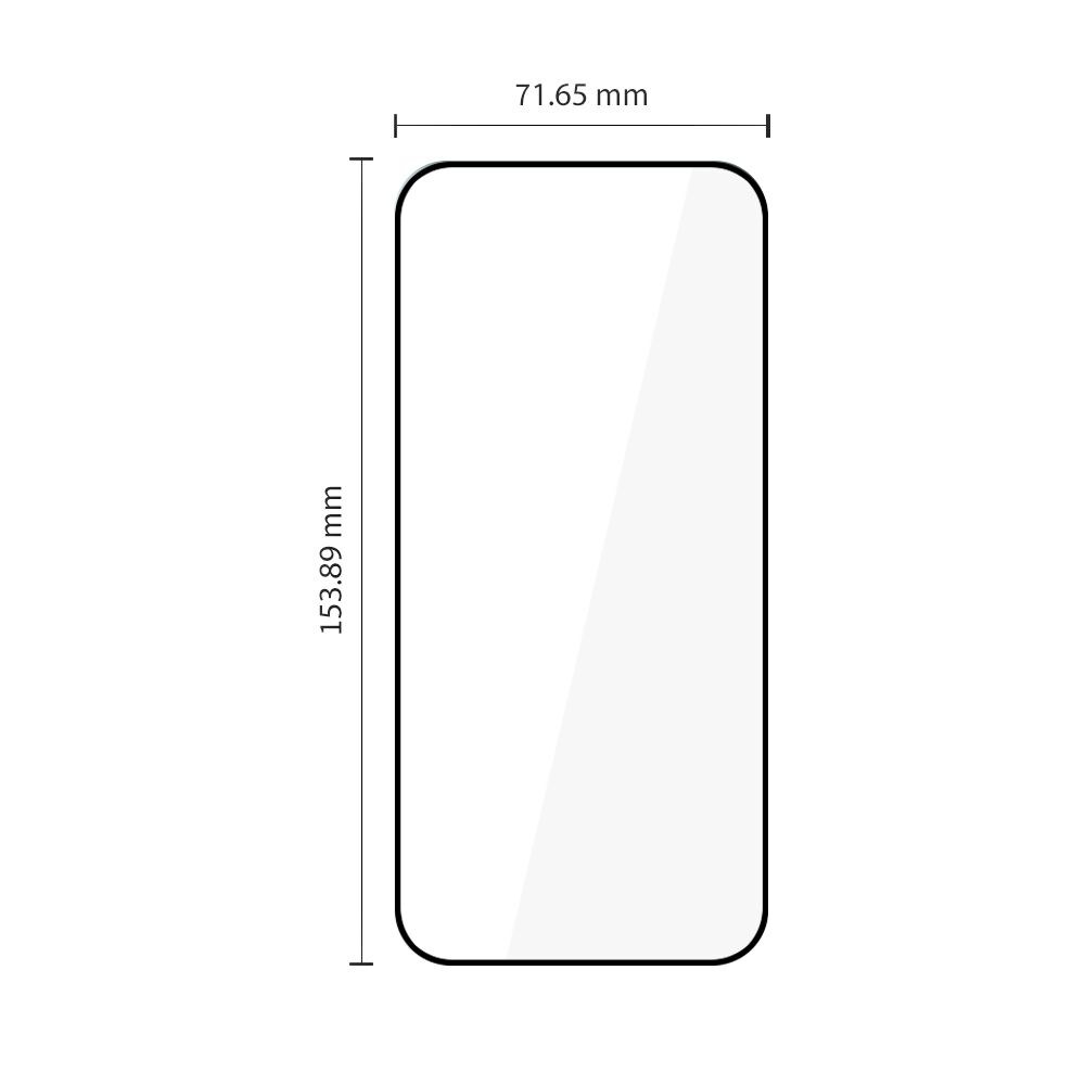 Tech-Protect Glass Fit+ 2-pakk herdet glass til Xiaomi 17T – svart