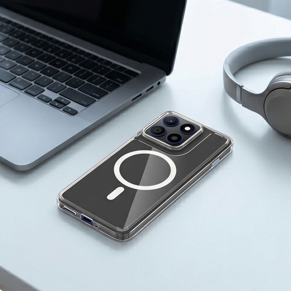 Tech-Protect FlexAir Hybrid MagSafe-etui til Motorola Edge 70 5G – gjennomsiktig