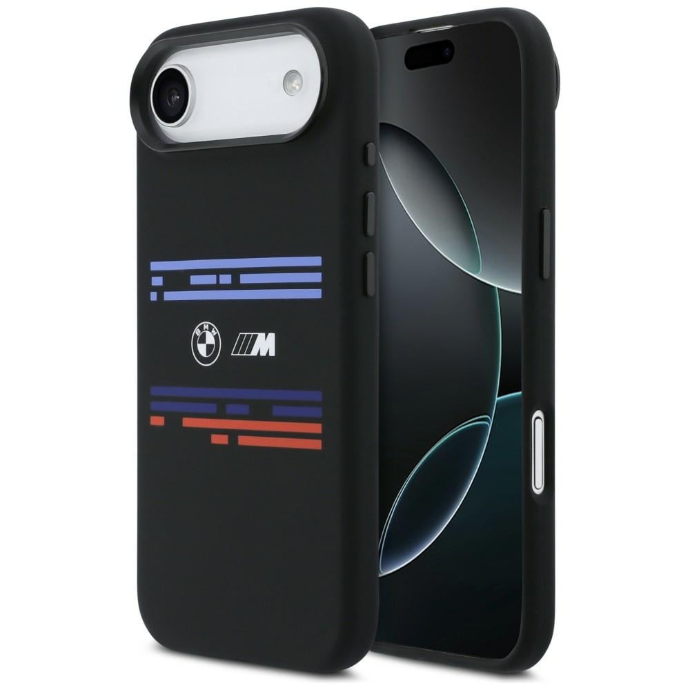 BMW M Silicon Horizontal Line MagSafe-etui til iPhone Air – svart